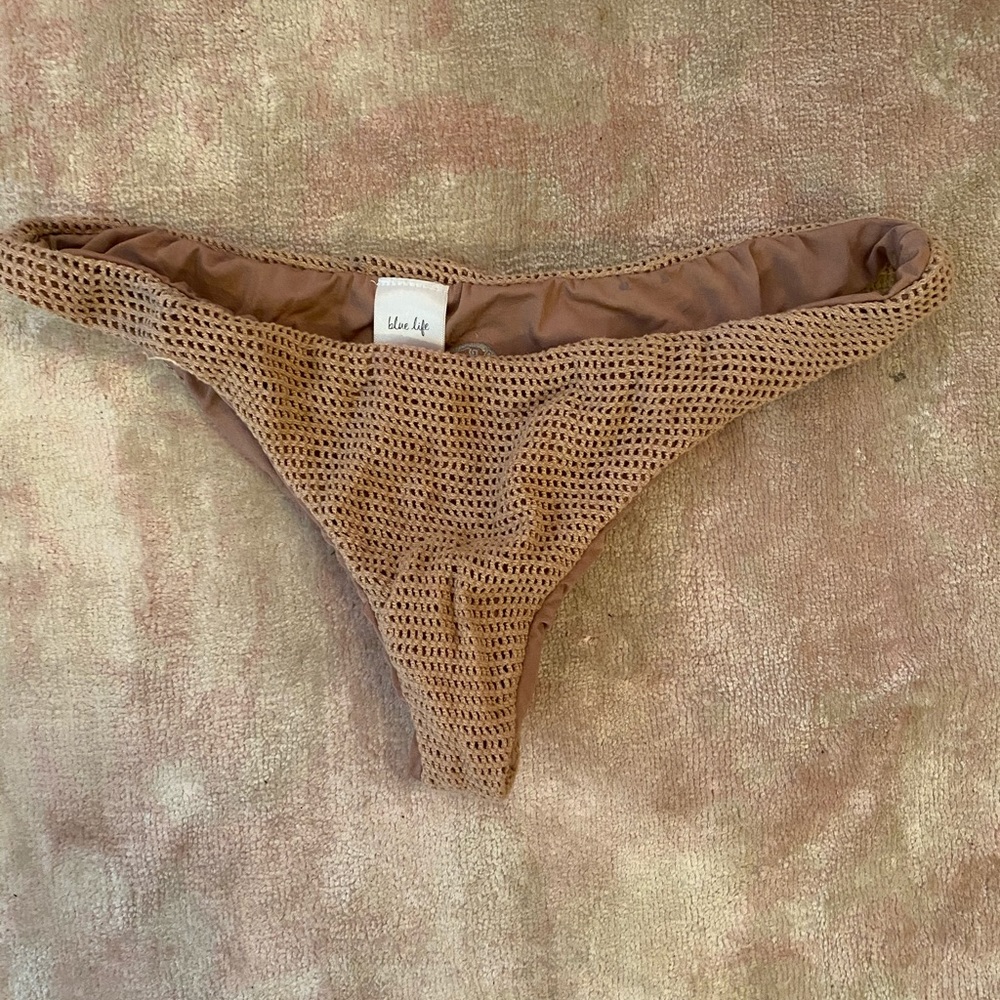 Brown/tan Blue Life bikini bottoms